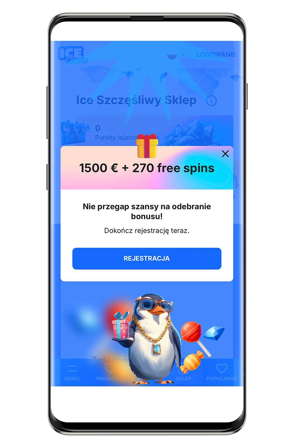 Zrzut ekranu z oficjalnej strony internetowej