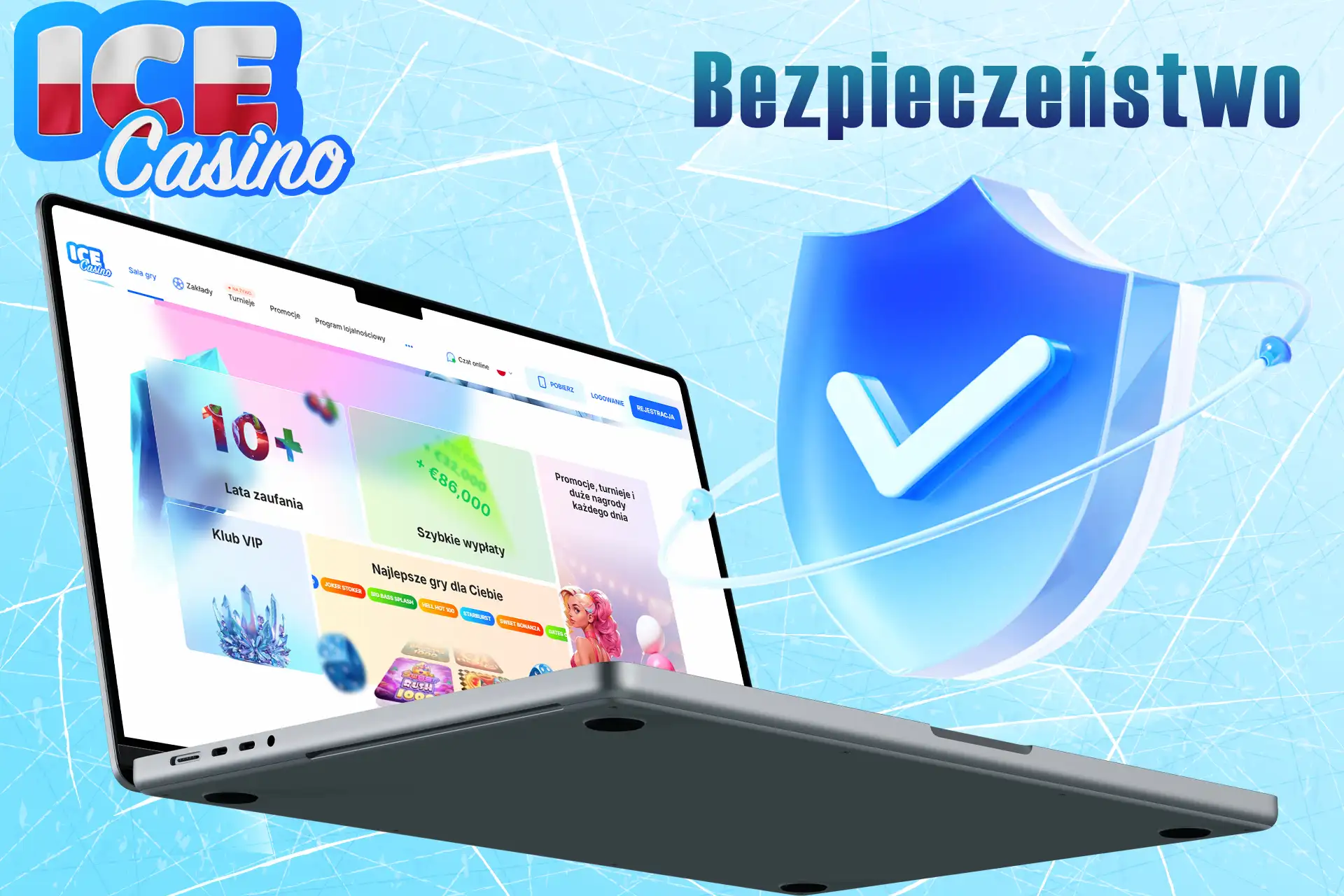 Ice Casino wyróżnia się na tle konkurencji dzięki zaawansowanym mechanizmom ochrony użytkowników.
