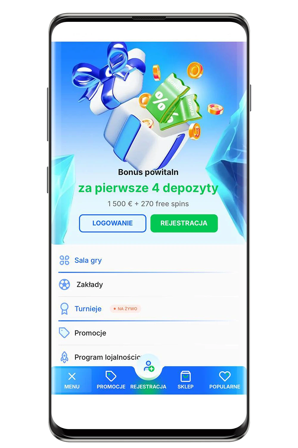 Zrzut ekranu z oficjalnej strony internetowej